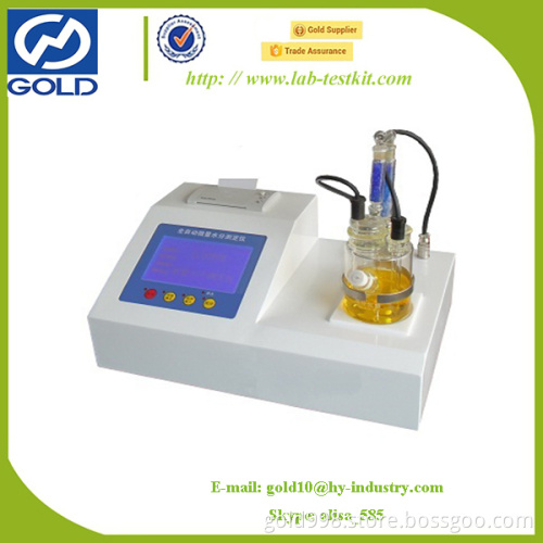 ASTM D1744 Karl Fischer Moisture Analyzer (GD-2100)
